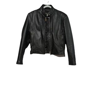 Hudson Jeans Black Leather Jacket